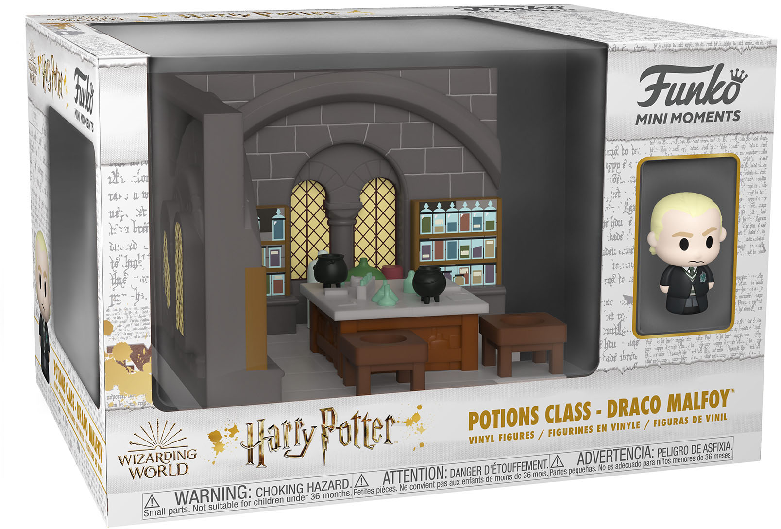 Funko Pop Mini Moments Harry Potter - Draco Malfoy Avec Chase, édition Anniversaire